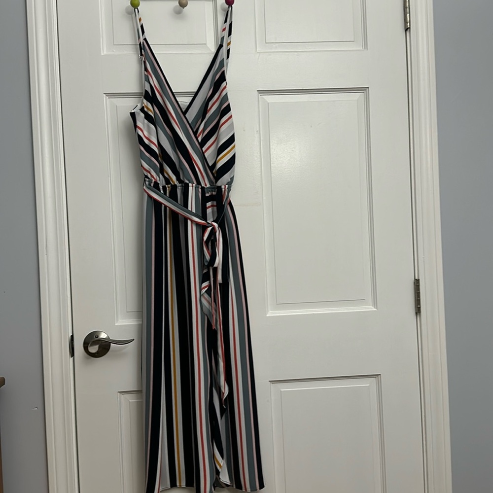 LOFT Outlet striped dress
